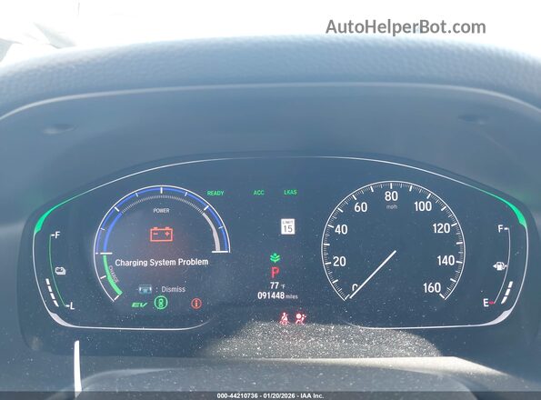1HGCV3F11JA012218 2018 HONDA ACCORD HYBRID Серый Вид задних сидений