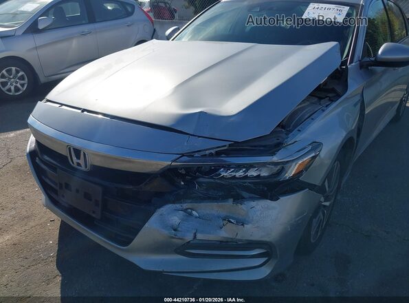 1HGCV3F11JA012218 2018 HONDA ACCORD HYBRID Серый Вид спереди
