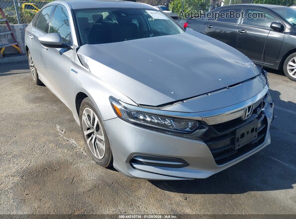 1HGCV3F11JA012218 2018 HONDA ACCORD HYBRID Серый 