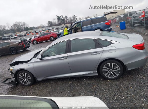 1HGCV3F12MA018078 2021 HONDA ACCORD HYBRID Серебряный Панорамный вид салона 360°