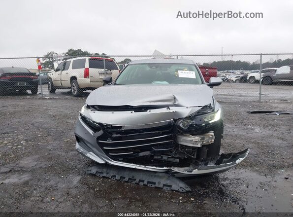 1HGCV3F12MA018078 2021 HONDA ACCORD HYBRID Серебряный Вид щитка приборов