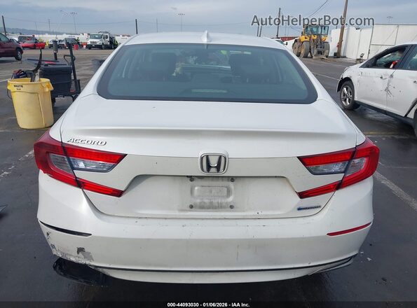 1HGCV3F13KA019916 2019 HONDA ACCORD HYBRID White 