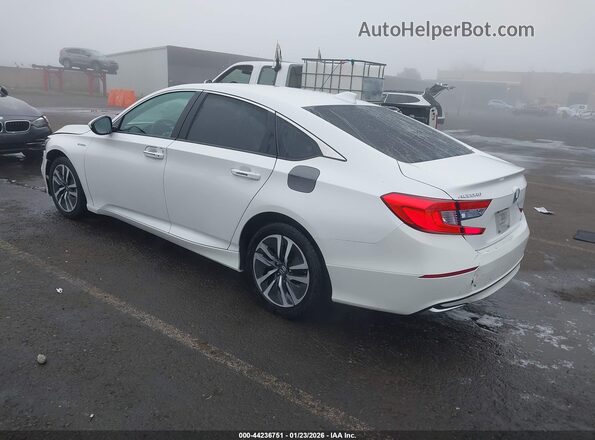 1HGCV3F13LA014443 2020 HONDA ACCORD HYBRID White უკანა მარცხენა
