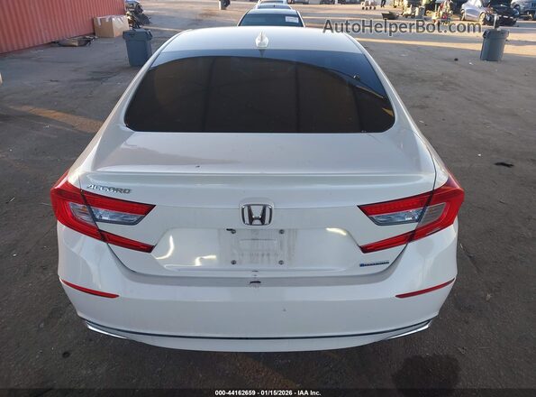 1HGCV3F13LA018556 2020 HONDA ACCORD HYBRID Белый 