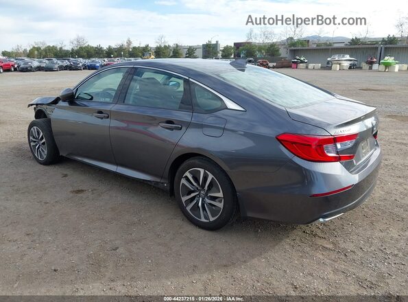 1HGCV3F18LA010517 2020 HONDA ACCORD HYBRID Серый Задняя левая четверть