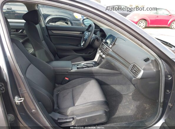 1HGCV3F18LA010517 2020 HONDA ACCORD HYBRID Серый Вид салона спереди