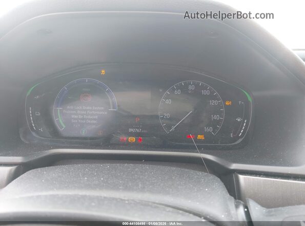 1HGCV3F1XKA003759 2019 HONDA ACCORD HYBRID White Vista de los asientos traseros
