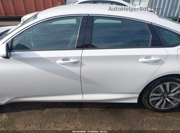 1HGCV3F1XKA003759 2019 HONDA ACCORD HYBRID White Vista interior de 360 grados