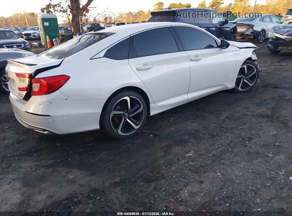 1HGCV3F20NA005453 2022 HONDA ACCORD HYBRID Белый Задняя правая четверть