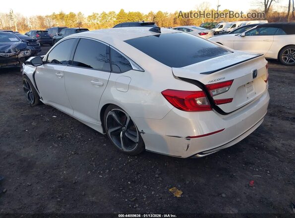 1HGCV3F20NA005453 2022 HONDA ACCORD HYBRID Белый Задняя левая четверть