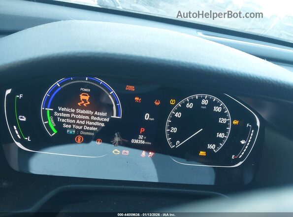 1HGCV3F20NA005453 2022 HONDA ACCORD HYBRID Белый 
