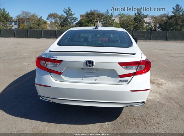 1HGCV3F22NA047719 2022 HONDA ACCORD HYBRID Белый 