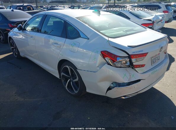 1HGCV3F25NA005447 2022 HONDA ACCORD HYBRID Белый Задняя левая четверть