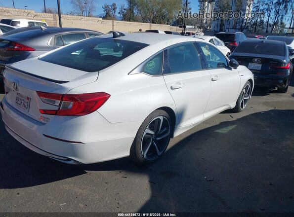 1HGCV3F25NA005447 2022 HONDA ACCORD HYBRID Белый Задняя правая четверть