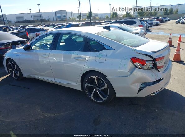 1HGCV3F25NA005447 2022 HONDA ACCORD HYBRID Белый 