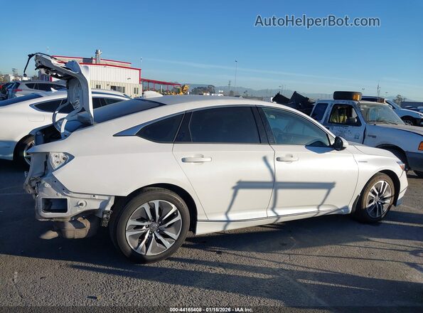 1HGCV3F42KA017598 2019 HONDA ACCORD HYBRID White Vista interior de 360 grados