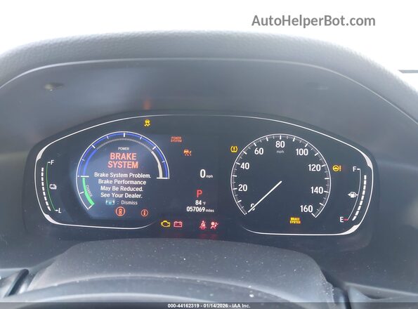 1HGCV3F44MA008145 2021 HONDA ACCORD HYBRID Gray Вид задніх сидінь