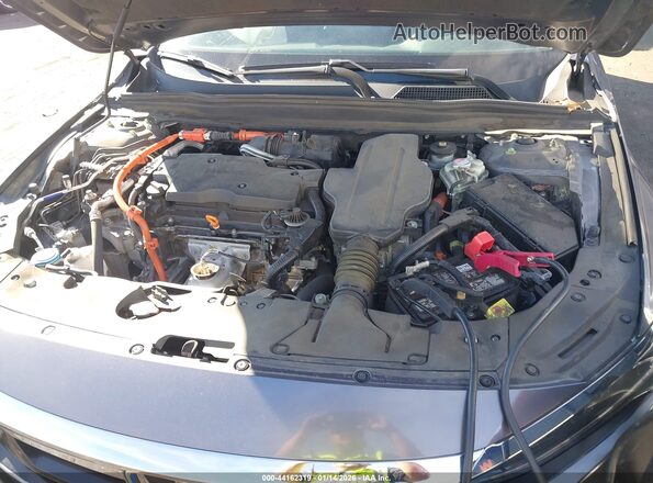 1HGCV3F44MA008145 2021 HONDA ACCORD HYBRID Gray 