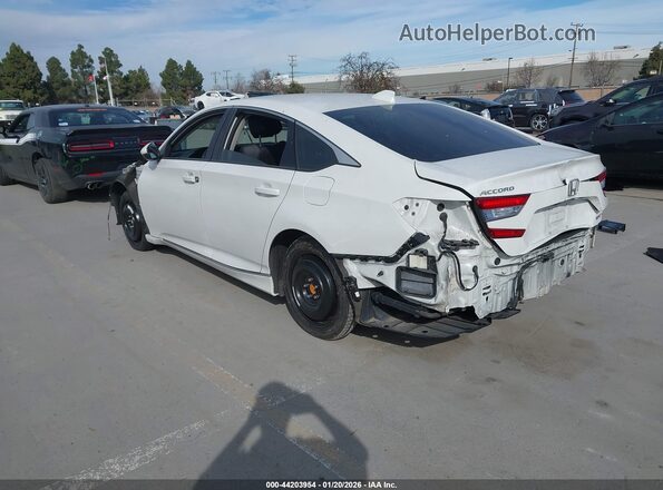 1HGCV3F50KA004034 2019 HONDA ACCORD HYBRID White Trasero izquierdo