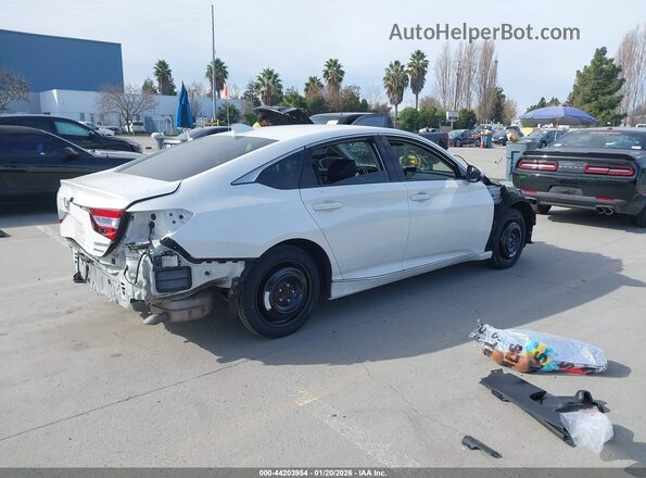 1HGCV3F50KA004034 2019 HONDA ACCORD HYBRID White Trasero derecho