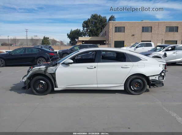 1HGCV3F50KA004034 2019 HONDA ACCORD HYBRID White Vista interior de 360 grados