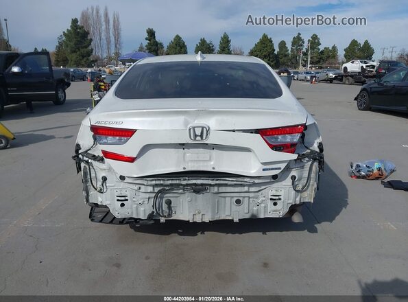 1HGCV3F50KA004034 2019 HONDA ACCORD HYBRID White 