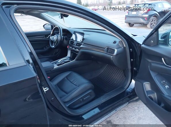 1HGCV3F52MA007150 2021 HONDA ACCORD HYBRID Черный Вид салона спереди
