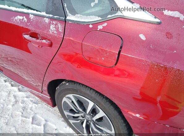 1HGCV3F55KA011836 2019 HONDA ACCORD HYBRID Maroon 
