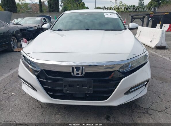 1HGCV3F55KA022058 2019 HONDA ACCORD HYBRID White Vista del cuadro de instrumentos