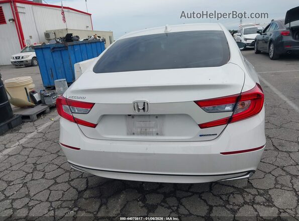 1HGCV3F55KA022058 2019 HONDA ACCORD HYBRID White 
