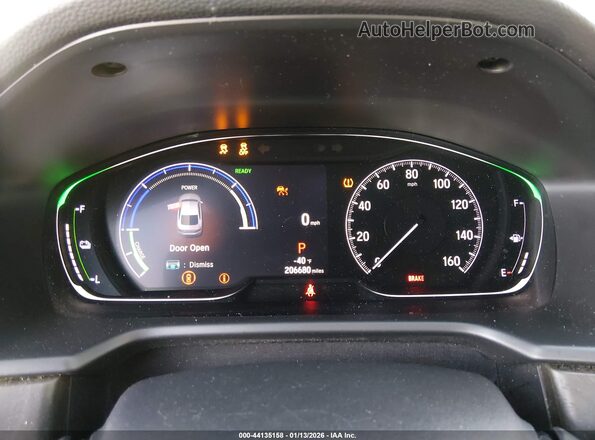 1HGCV3F55NA001666 2022 HONDA ACCORD HYBRID Красный Вид задних сидений