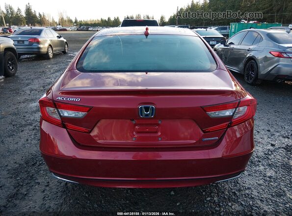1HGCV3F55NA001666 2022 HONDA ACCORD HYBRID Красный 