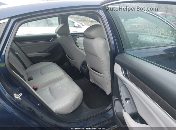 1HGCV3F57LA001598 2020 HONDA ACCORD HYBRID Blue Widok naklejki z numerem VIN