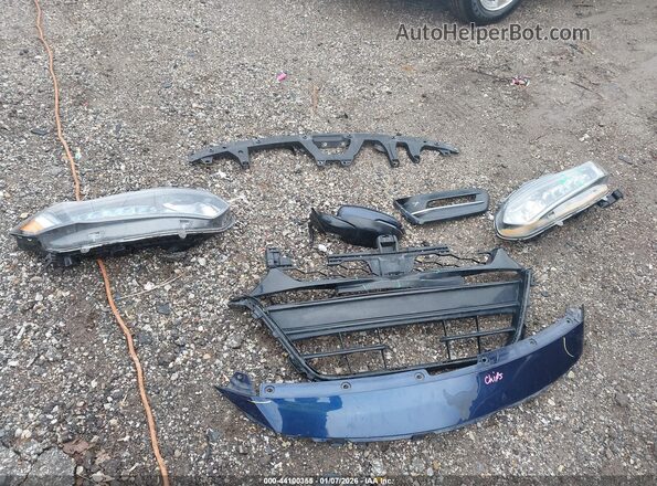 1HGCV3F57LA001598 2020 HONDA ACCORD HYBRID Blue Widok zestawu wskaźników