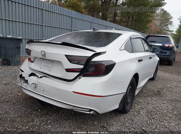 1HGCV3F91KA000934 2019 HONDA ACCORD HYBRID White Հետևի աջ