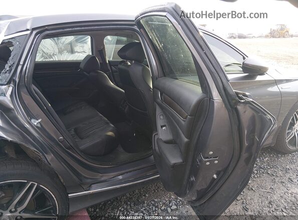 1HGCV3F95MA010255 2021 HONDA ACCORD HYBRID Gray VIN კოდის სტიკერის ხედი