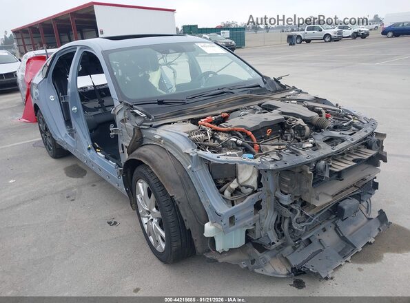 1HGCV3F96MA009115 2021 HONDA ACCORD HYBRID Синий Вид спереди
