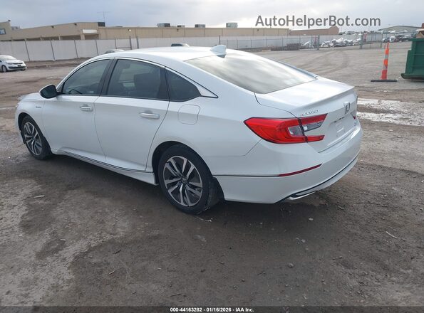 1HGCV3F97LA014953 2020 HONDA ACCORD HYBRID White უკანა მარცხენა
