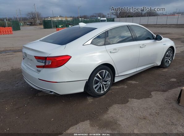 1HGCV3F97LA014953 2020 HONDA ACCORD HYBRID White უკანა მარჯვენა