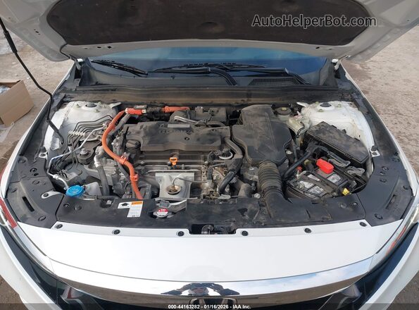 1HGCV3F97LA014953 2020 HONDA ACCORD HYBRID White უკანა ხედი
