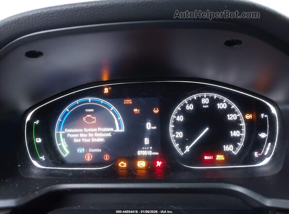 1HGCV3F98MA007589 2021 HONDA ACCORD HYBRID Серебряный Вид задних сидений