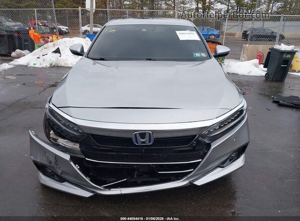 1HGCV3F98MA007589 2021 HONDA ACCORD HYBRID Серебряный Вид панели приборов