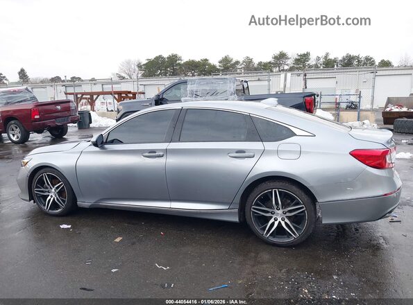 1HGCV3F98MA007589 2021 HONDA ACCORD HYBRID Серебряный Вид задней части салона