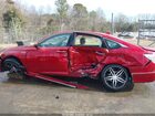 2021 Honda Accord Hybrid Touring Red vin: 1HGCV3F98MA018432