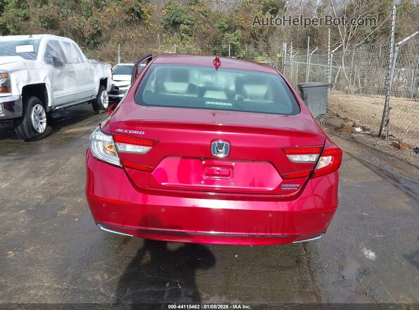 1HGCV3F98MA018432 2021 HONDA ACCORD HYBRID Red 