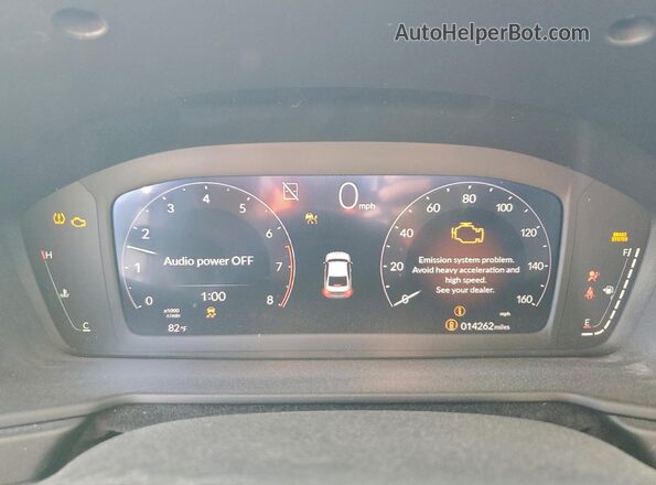1HGCY1F20RA034730 2024 HONDA ACCORD Белый Вид щитка приборов