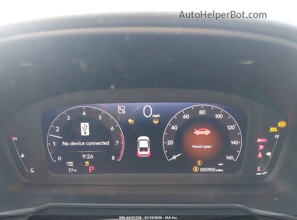 1HGCY1F41SA054234 2025 HONDA ACCORD Белый Вид задних сидений