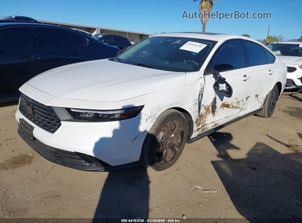 1HGCY1F41SA054234 2025 HONDA ACCORD Белый Передняя левая четверть