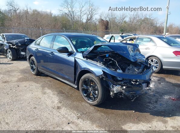 1HGCY1F42SA079823 2025 HONDA ACCORD Синий Передняя правая четверть