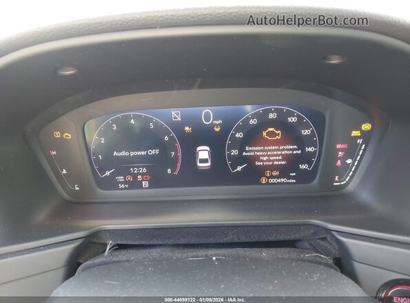 1HGCY1F49SA083481 2025 HONDA ACCORD Серый Вид задних сидений
